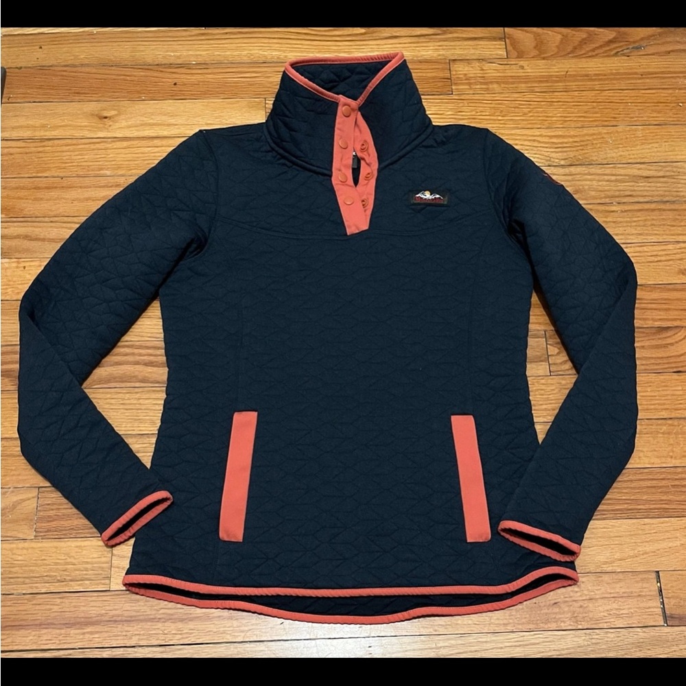 Moosejaw Cass Ave Quilted Snap Pullover Sweatshirt